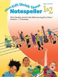 Kid's Ukulele Course Notespeller 1 & 2