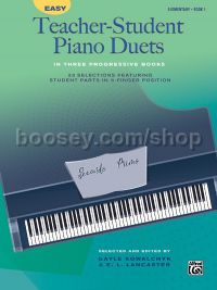 Easy Teacher-Student Piano Duets - Elementary Book 1