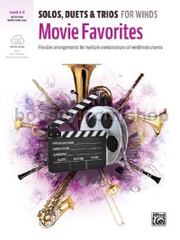 Solos, Duets & Trios for Winds: Movie Favorites (Alto/Bar Sax)