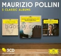 Maurizio Pollini - 3 Classic Albums (Deustche Grammophon Audio CDs)