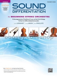 Sound Differentiation for Beginning String Orchestra - Teacher's Score