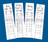 Hymn Bookmark Abide With Me (pack of 10)