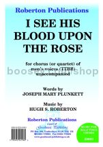 I See His Blood Upon the Rose for male choir
