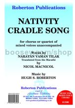 Nativity Cradle Song for SATB choir