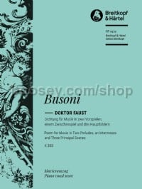 Doktor Faust (Vocal Score)