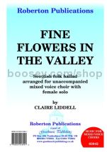Fine Flowers in the Valley for SATB choir