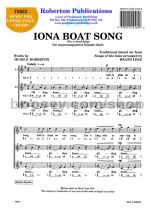 Iona Boat Song for female choir (SSAA)