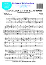 The Golden City of St Mary for unison choir