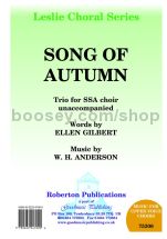 Song of Autumn for female choir (SSA)