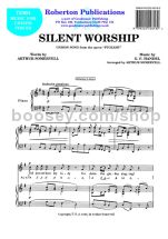 Silent Worship (in G) for unison voices