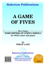 Game of Fives for female choir (SSAA)