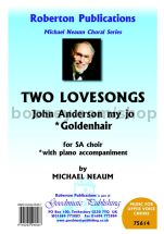 Two Lovesongs for SA choir