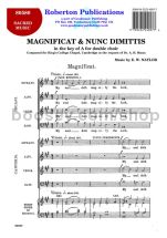 Magnificat and Nunc Dimittis in A - SATB/SATB