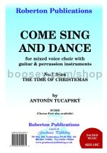 Come Sing and Dance for SATB choir & guitar, percussion