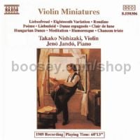 Violin Miniatures (Naxos Audio CD)
