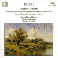 Clarinet Concerto/Five Bagatelles/Three Soliloquies/Romance (Naxos Audio CD)
