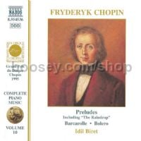 Piano Music vol.10: Preludes/Barcarolle, Op. 60/Bolero, Op. 19 (Naxos Audio CD)