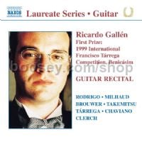 Guitar Recital: Ricardo Gallen (Naxos Audio CD)