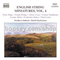 English String Miniatures 4 (Naxos Audio CD)
