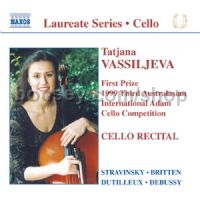 Cello Recital: Tatjana Vassilieva (Naxos Audio CD)