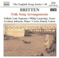 Folk Song Arrangements - Complete (English Song vol.10) (Naxos Audio CD)