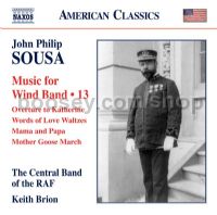 Music for Wind Band Vol. 13 (Naxos Audio CD)