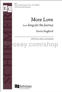 More Love from Songs for the Journey (SATB Choral Score)