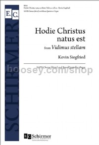 Hodie Christus natus est from Vidimus stellam (Score)