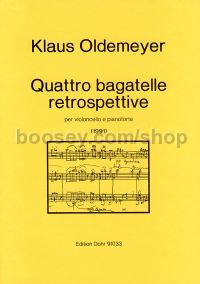 Quattro bagatelle retrospettive - Cello & Piano