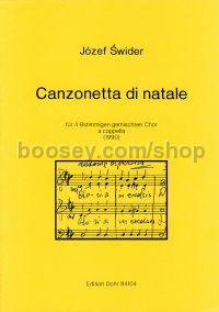 Canzonetta di natale (choral score)