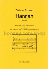 Hannah - 2 Female Voices & Piano