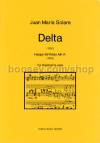 Delta / Happy Birthday, Mr. K - Clarinet