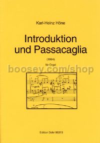 Introduction and Passacaglia - Organ