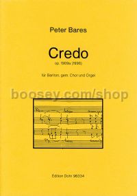 Credo op. 1969a (choral score)