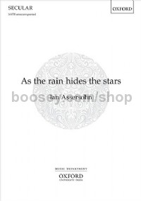 As The Rain Hides The Stars (SATB)