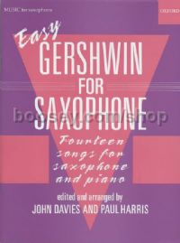 Easy Gershwin for Saxophone - 14 songs for saxophone and piano