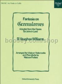 Fantasia on Greensleeves for viola or cello