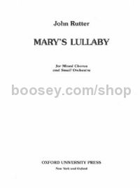 Mary's Lullaby (full score)
