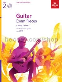 Guitar Exam Pieces from 2019, ABRSM Grade 2, with CD