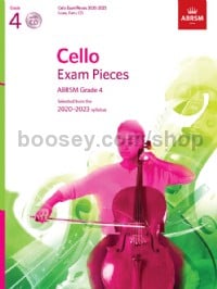 Cello Exam Pieces 2020-2023, ABRSM Grade 4, Score, Part & CD