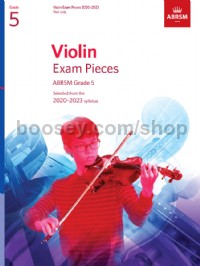Violin Exam Pieces 2020-2023, ABRSM Grade 5, Part