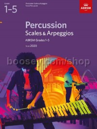 Percussion Scales & Arpeggios, ABRSM Grades 1-5