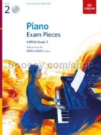 Piano Exam Pieces 2021 & 2022, ABRSM Grade 2, with CD