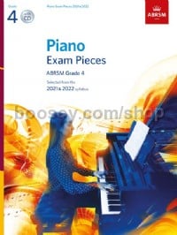 Piano Exam Pieces 2021 & 2022, ABRSM Grade 4, with CD