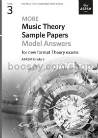 More Music Theory Sample Papers Model Answers, ABRSM Grade 3