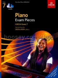 Piano Exam Pieces 2023 & 2024, ABRSM Grade 7, with audio
