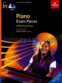 Piano Exam Pieces 2023 & 2024, ABRSM Initial Grade, with audio