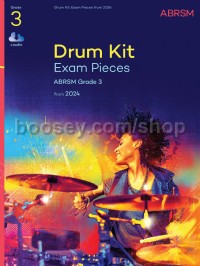 Drum Kit Exam Pieces, Grade 3, from 2024