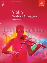 Violin Scales & Arpeggios, ABRSM Grade 6