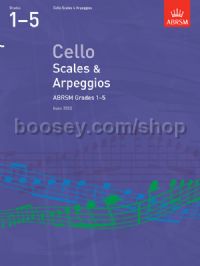 Cello Scales & Arpeggios, ABRSM Grades 1–5